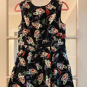 Painter’s Palette Print Dress